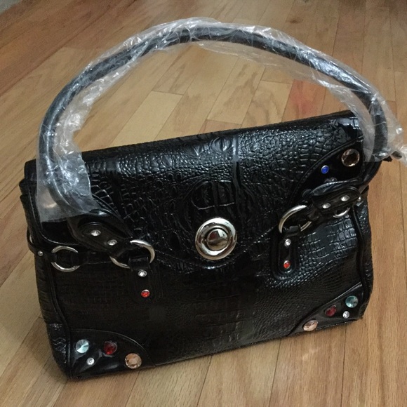 Arcadia U.S.A black purse - Picture 2 of 8